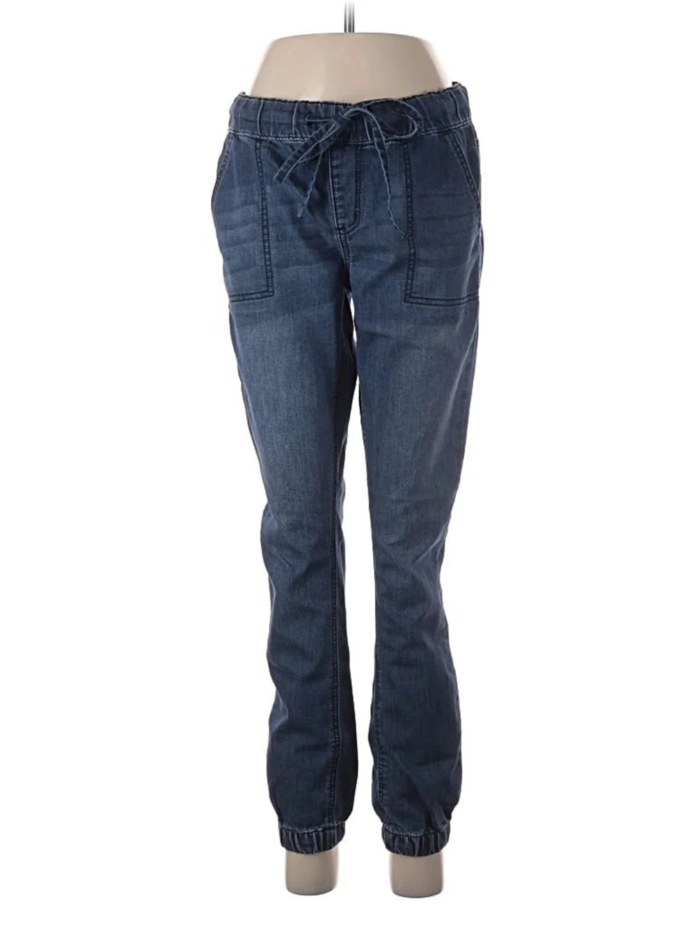 Copperflash Women’s Dark Blue Jeggings with Drawstring Waist 12